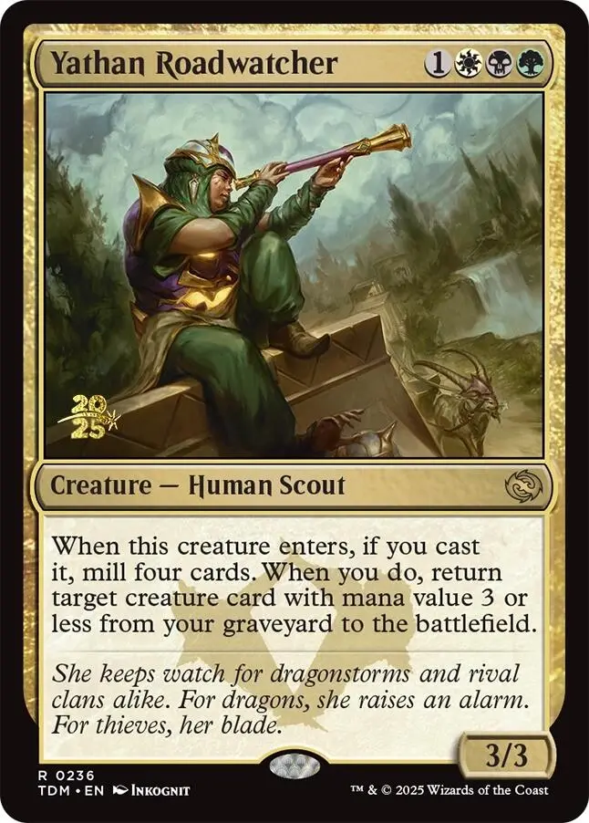 Yathan Roadwatcher [Tarkir: Dragonstorm Prerelease Cards] 1