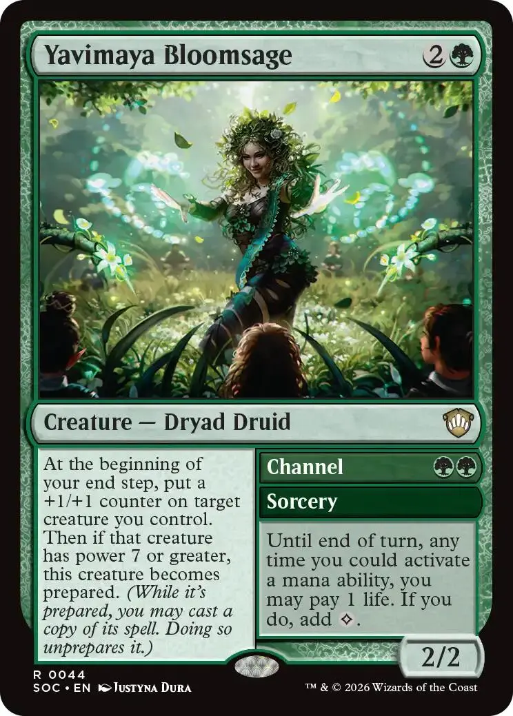 Yavimaya Bloomsage [Secrets Of Strixhaven Commander] 1
