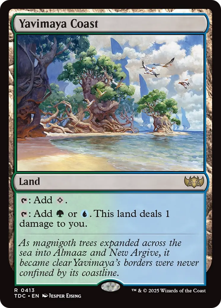 Yavimaya Coast [Tarkir: Dragonstorm Commander] 1
