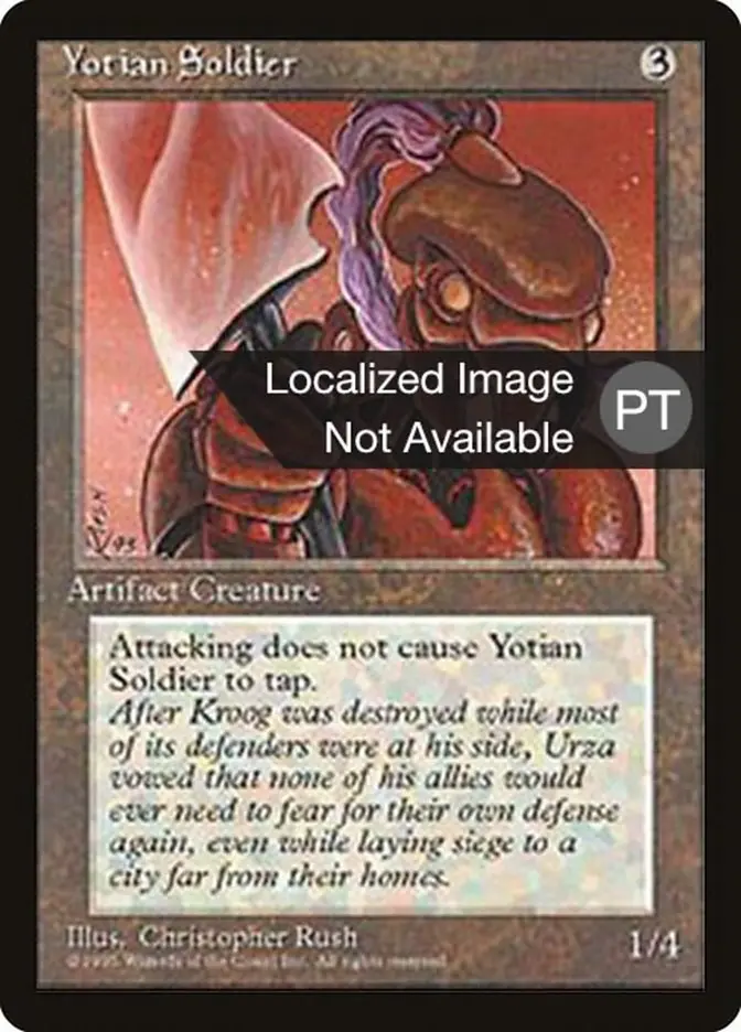 Yotian Soldier [Fourth Edition (Foreign Black Border)] 1