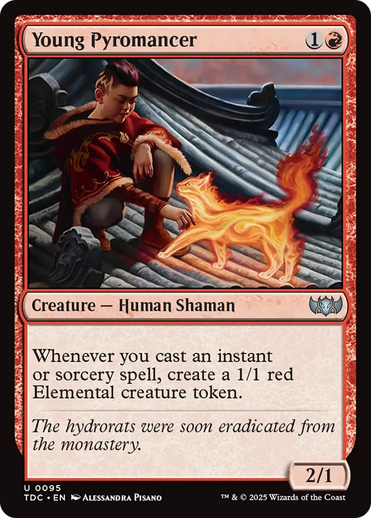 Young Pyromancer [Tarkir: Dragonstorm Commander] 1