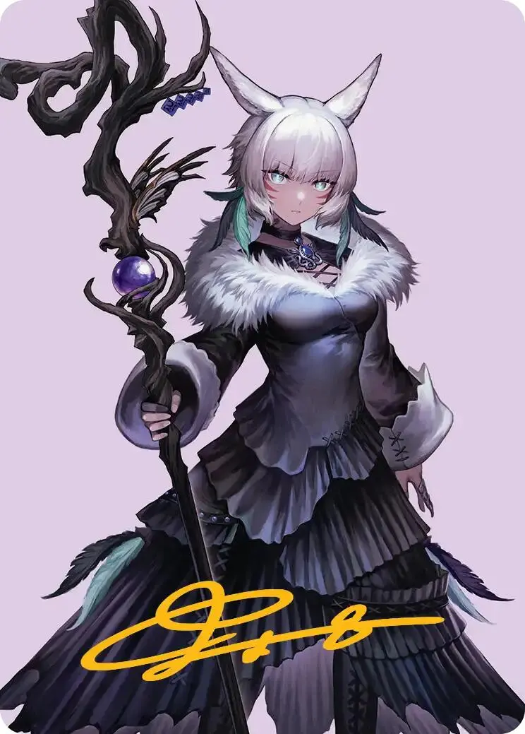 Y'shtola, Night's Blessed Art Card (53) (Gold-Stamped Signature) [Final Fantasy Art Series] 1