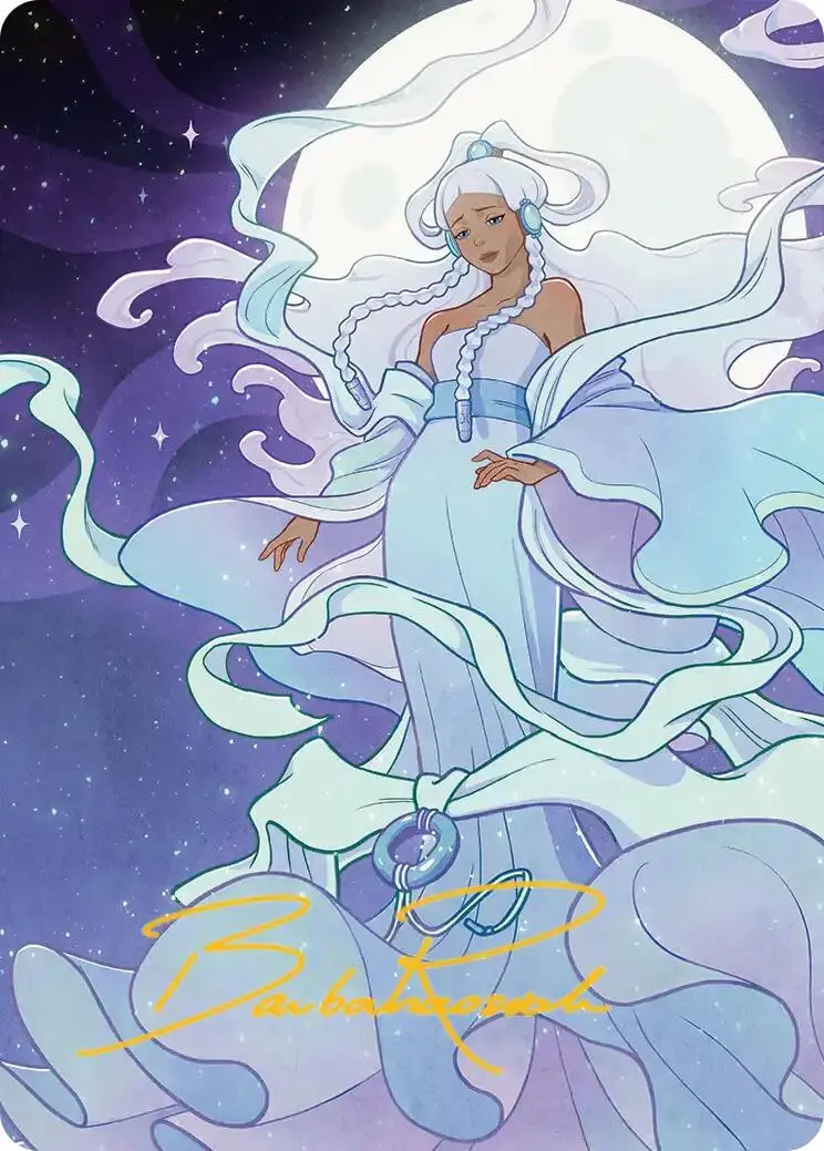 Yue, The Moon Spirit 2 Art Card (Gold-Stamped Signature) [Avatar: The Last Airbender Art Series] 1