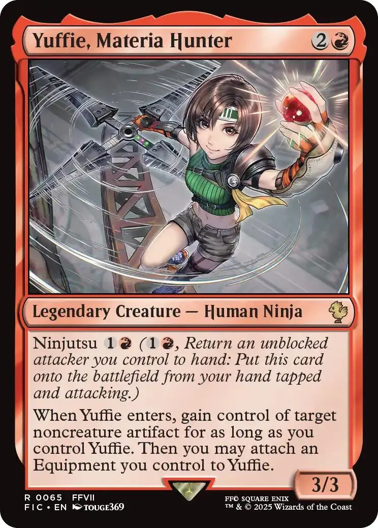 Yuffie, Materia Hunter (Surge Foil) [Final Fantasy Commander] 1