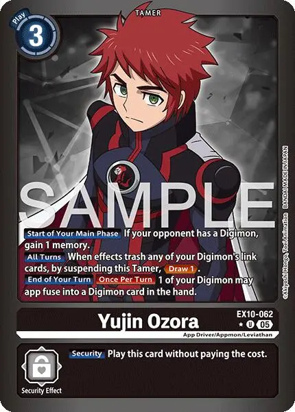 Yujin Ozora [Ex10-062] (Limited Foil) [Sinister Order] 1