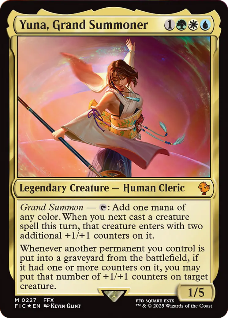 Yuna, Grand Summoner [Final Fantasy Commander] 1