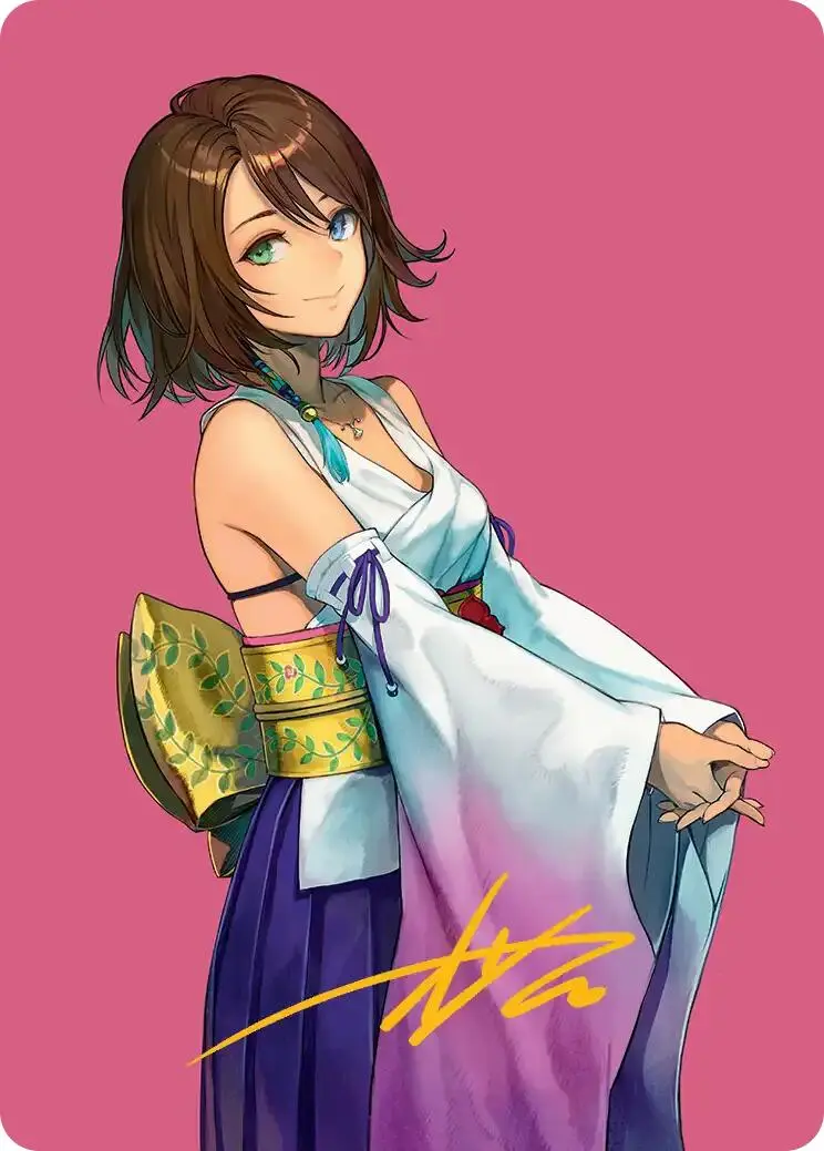 Yuna, Hope Of Spira Art Card (Gold-Stamped Signature) [Final Fantasy Art Series] 1