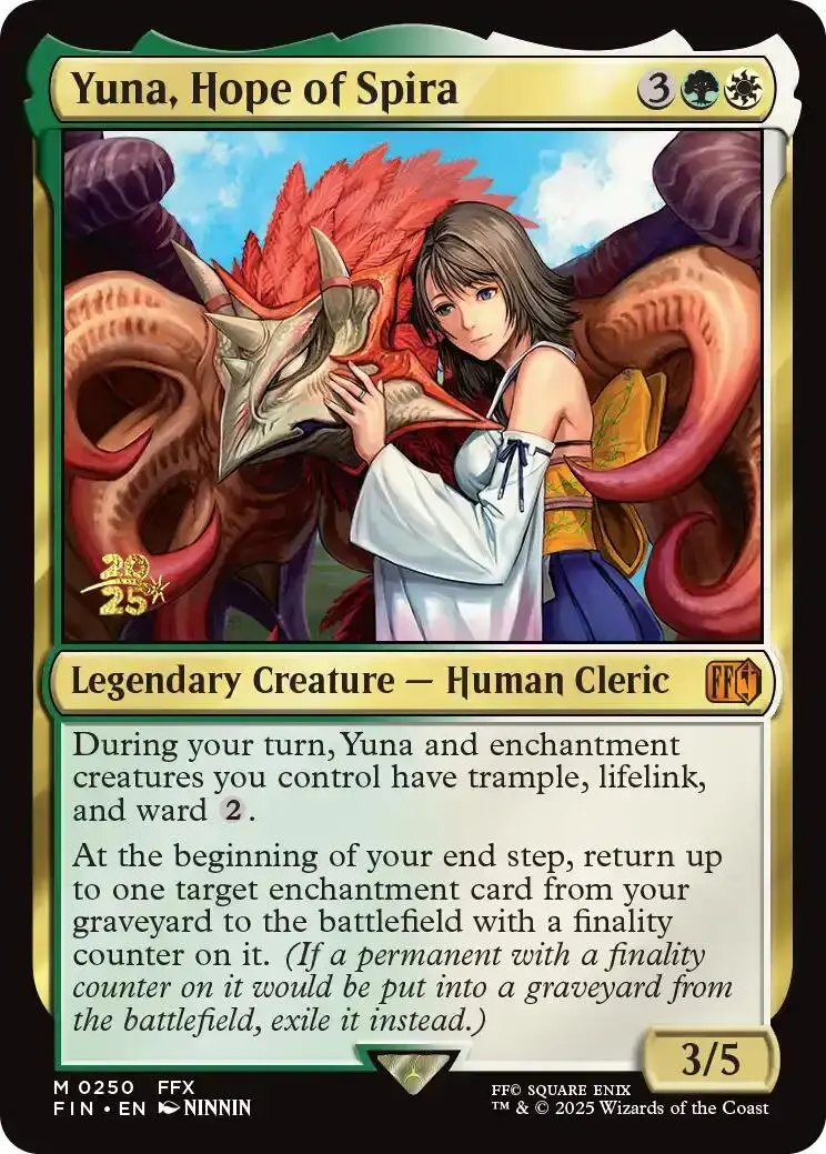 Yuna, Hope Of Spira [Final Fantasy Prerelease Promo] 1