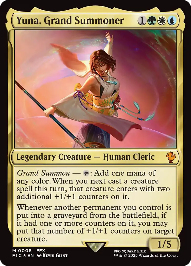 Yuna's Decision (Surge Foil) [Final Fantasy Commander] 1