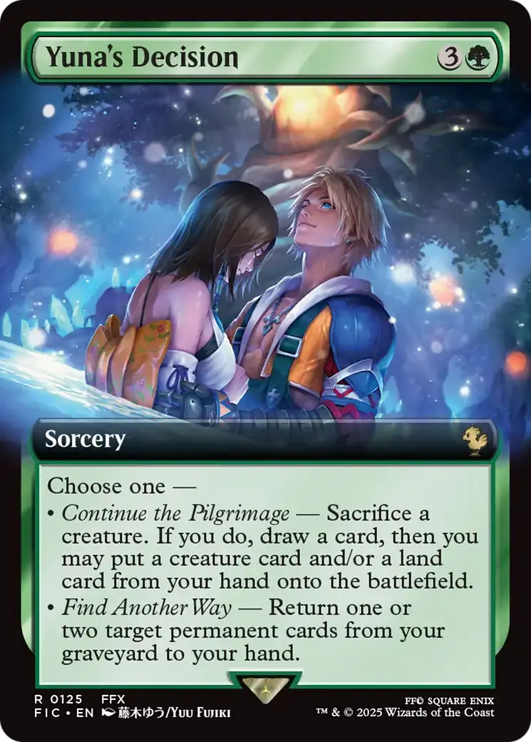 Yuna's Sending Staff - Staff Of The Storyteller (Rainbow Foil) [Secret Lair Drop Series] 1