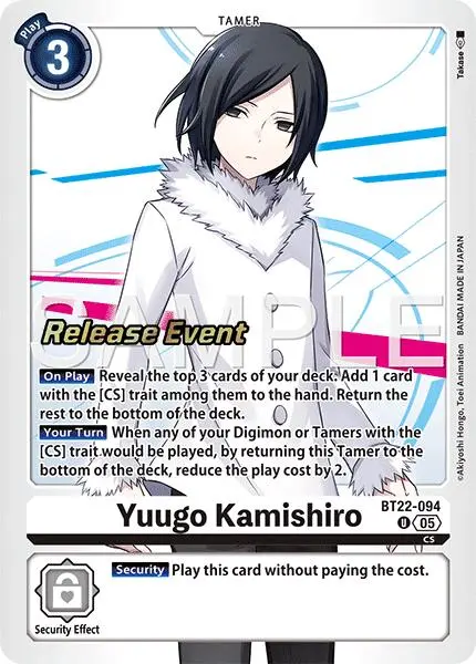 Yuugo Kamishiro [Bt22-094] [Cyber Eden Release Event Cards] 1
