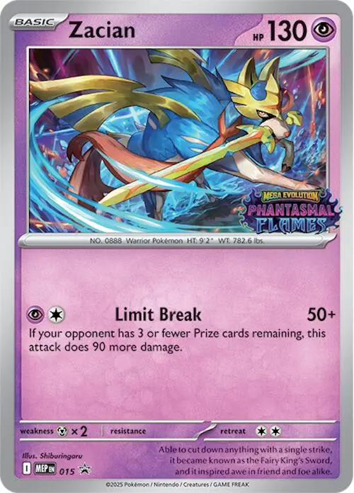 Zacian (015) (Prerelease) [Mega Evolution Promo] 1