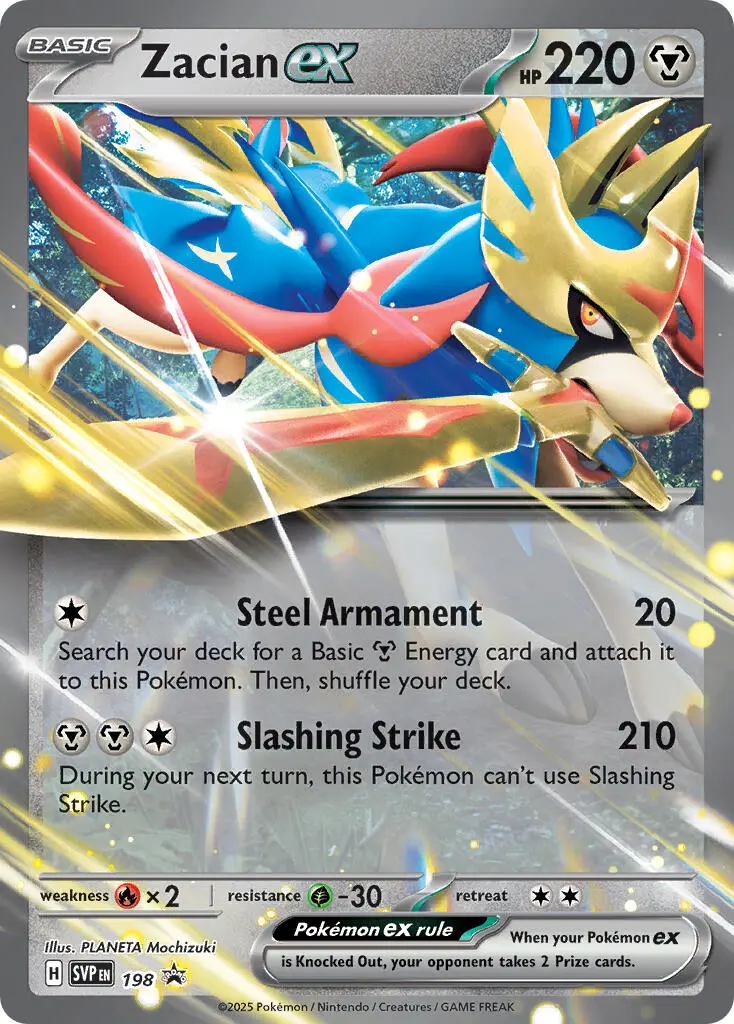 Zacian Ex (198) [Scarlet & Violet: Black Star Promos] 1