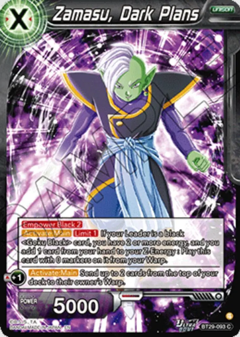 Zamasu, Dark Plans (Bt29-093) [Fearsome Rivals] 1