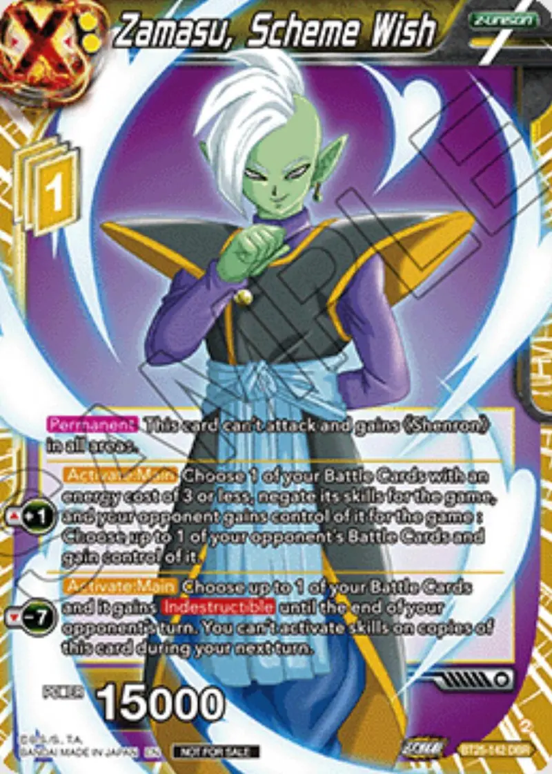 Zamasu, Scheme Wish (Ultra-Bout Series Tournament Pack Vol.1) (Bt25-142) [Tournament Promotion Cards] 1