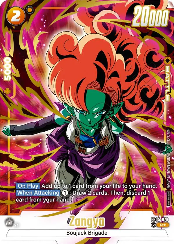 Zangya (Limited Pack 02) (Alternate Art) [Fusion World Tournament Cards] 1