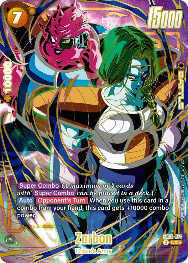 Zarbon (1St Anniversary Set) [Fusion World Promotion Cards] 1
