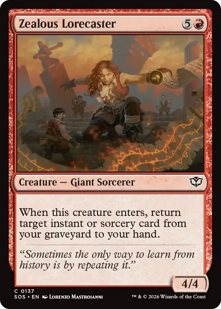 Zealous Lorecaster [Secrets Of Strixhaven] 1