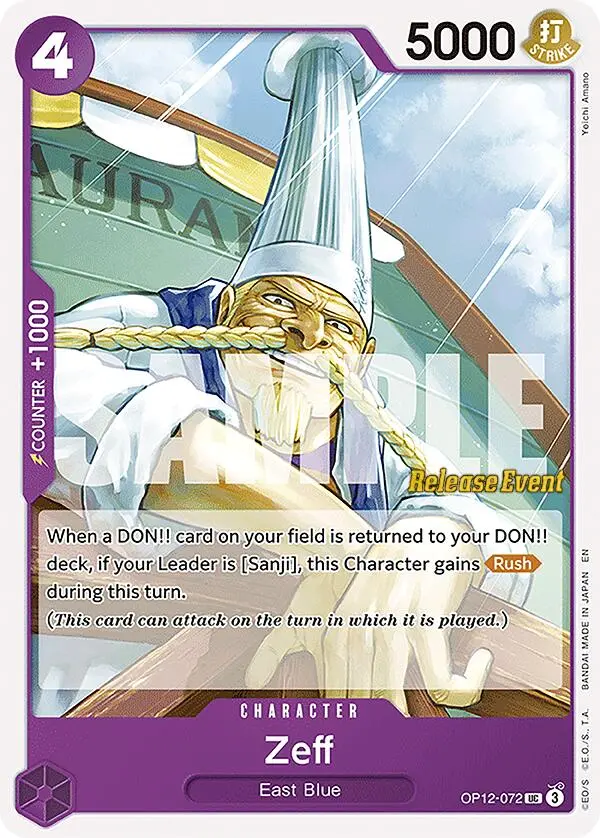 Zeff [Legacy Of The Master Release Event Cards] 1