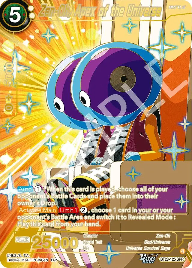Zen-Oh, Apex Of The Universe (Spr) (Bt28-125) [Prismatic Clash] 1