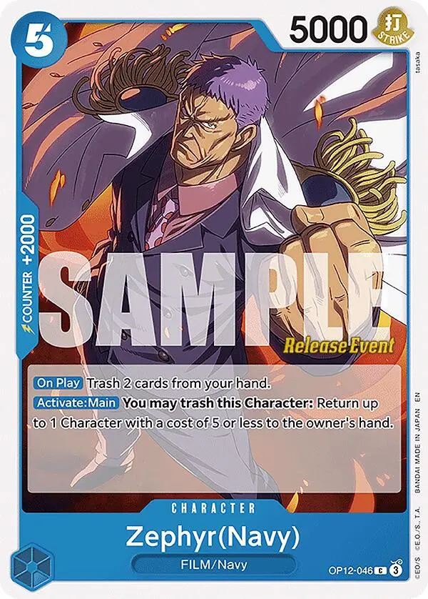 Zephyr(Navy) [Legacy Of The Master Release Event Cards] 1