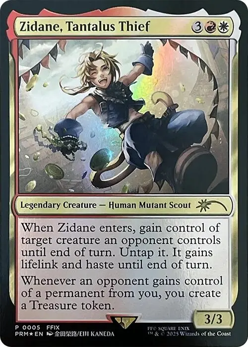 Zidane, Tantalus Thief [Wizards Play Network 2025] 1
