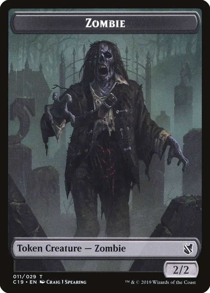 Zombie (011/029) [Commander 2019 Tokens] 1