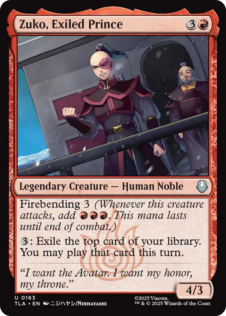 Zuko, Exiled Prince [Avatar: The Last Airbender] 1