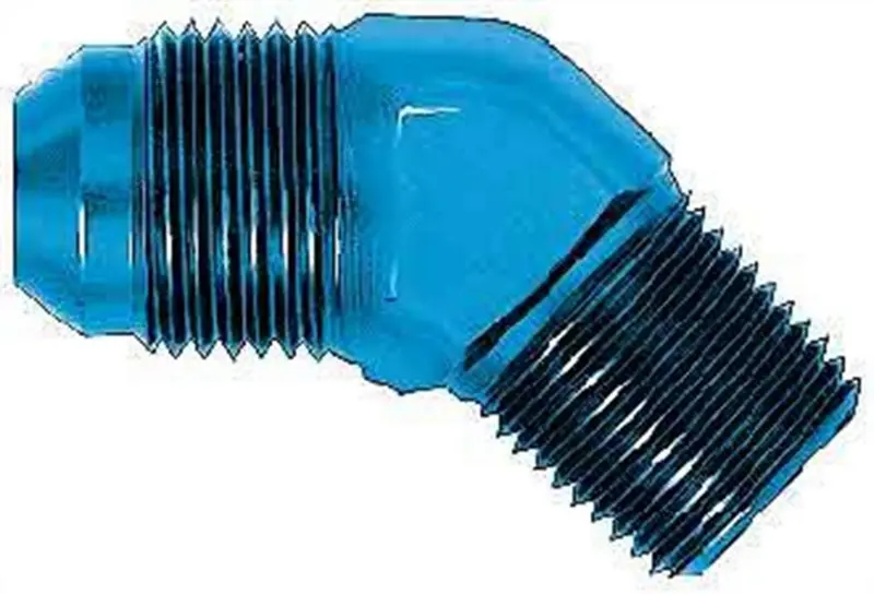 Aeroquip Fcm2024 Aluminum 45° Flare Fitting – #10 An To 1/2" Pipe 1