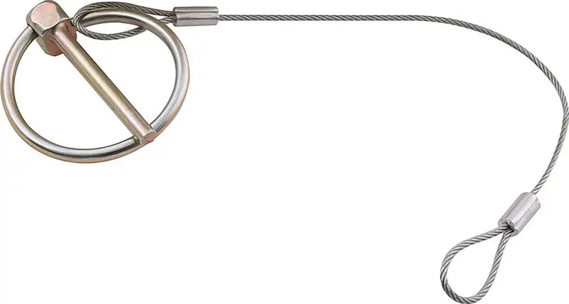 Allstar Performance 18462 Flip-Over Safety Clip With 3/16" Pin And 10" Lanyard 1