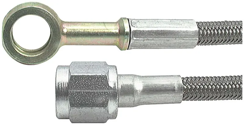Allstar Performance 46341-24 24-Inch -4 An Stainless Steel Fuel Line 1