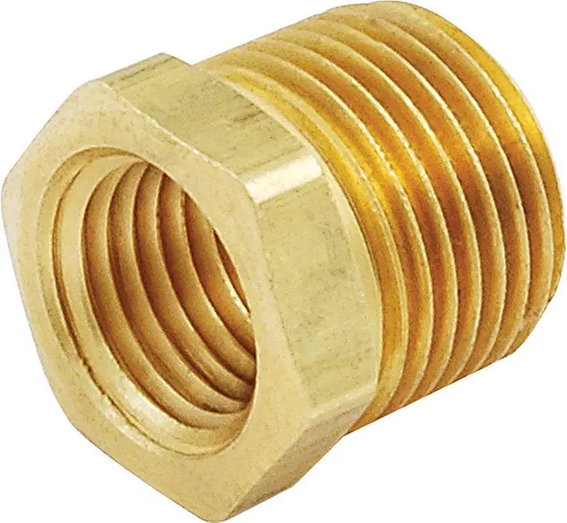 Allstar Performance 99031 Brass Reducer Fitting – 3/8" Npt To 1/4" Npt 1