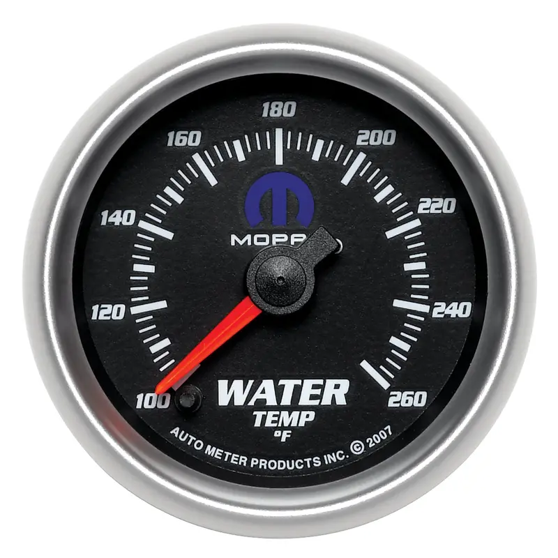 Autometer Digital Water Temperature Gauge – 2-1/16", 100–260°F, Mopar-Compatible (Model 880018) 1
