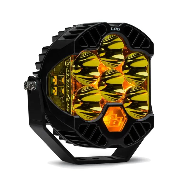 Baja Designs Lp6 Pro Led Spot Light – Amber Lens, High-Output Off-Road Lighting 1