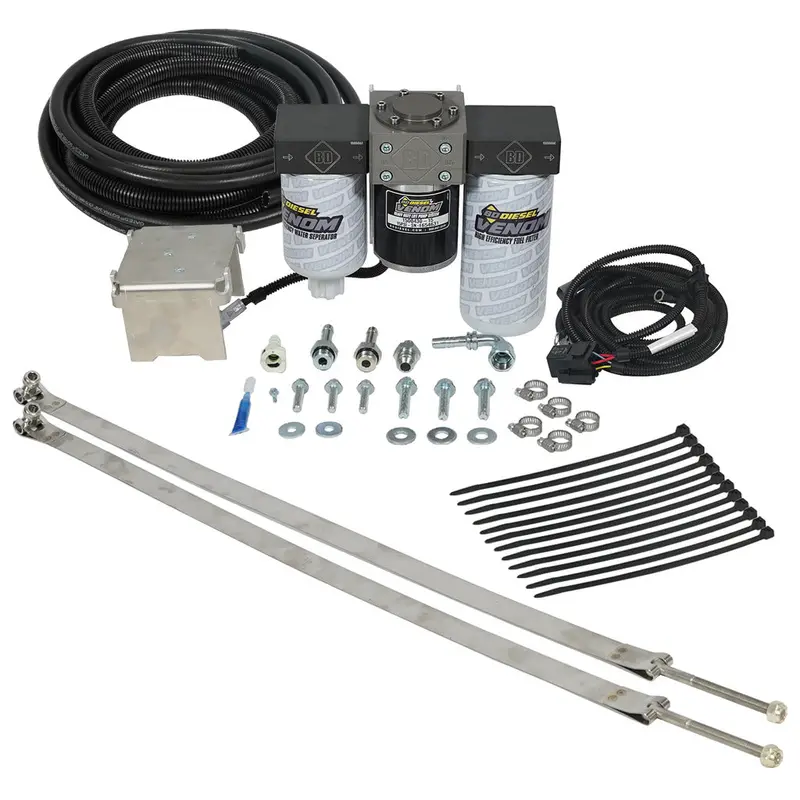 Bd Diesel 1050332 Venom Fuel Lift Pump Kit With Integrated Filter And Water Separator 1