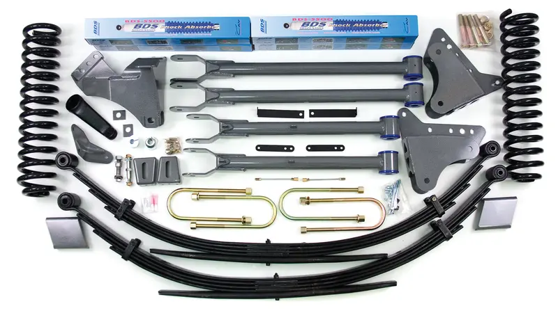 Bds Suspension 555H 4-Link Spring Lift Kit – Compatible With 2008–2010 Ford F250/F350 Diesel 4Wd 1