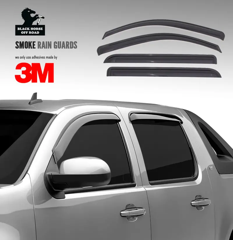 Black Horse Off Road 14-Nsticc Smoke-Tinted Acrylic Vinyl Tape For Custom Trim 1