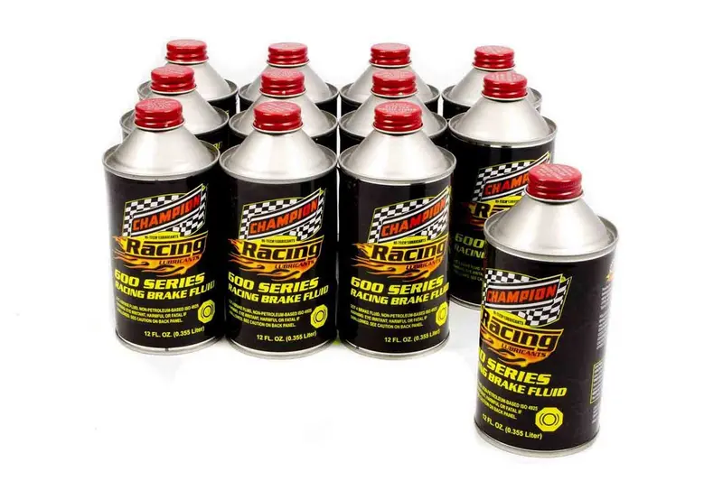 Champion Brand 4059K-12 Dot 4 Racing Brake Fluid – 12 Oz Bottles (Pack Of 12) 1