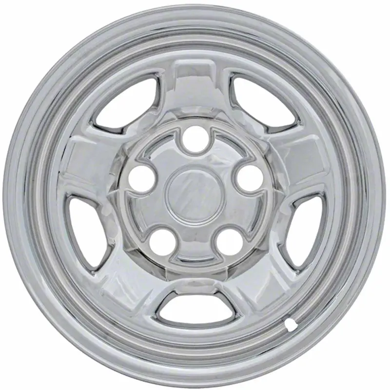 Coast To Coast Iwcimp72X 16" 5-Spoke Raised Chrome Steel Wheel Set (4-Pack) 1