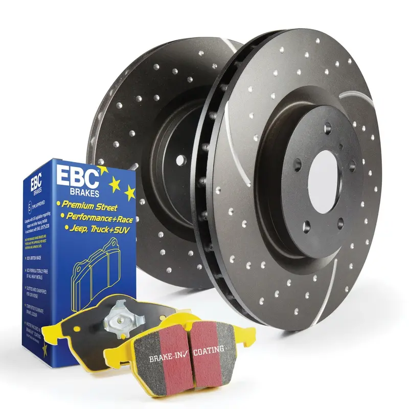 Ebc Brakes S5Kf1184 S5 Brake Kit – Yellowstuff Pads Paired With Gd Rotors 1