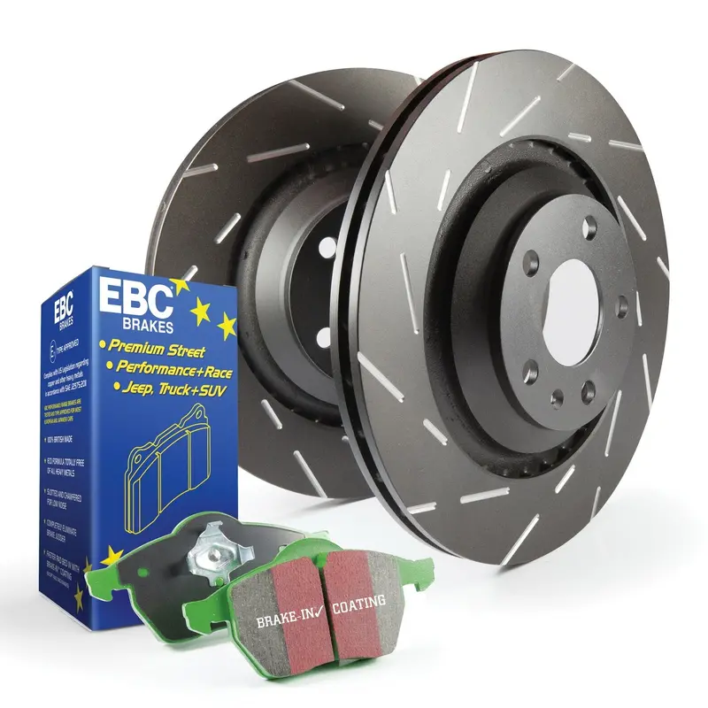 Ebc Greenstuff 2000 Brake Kit – Front And Rear Pads With Usr Drilled Rotors (S2Kf1154) 1