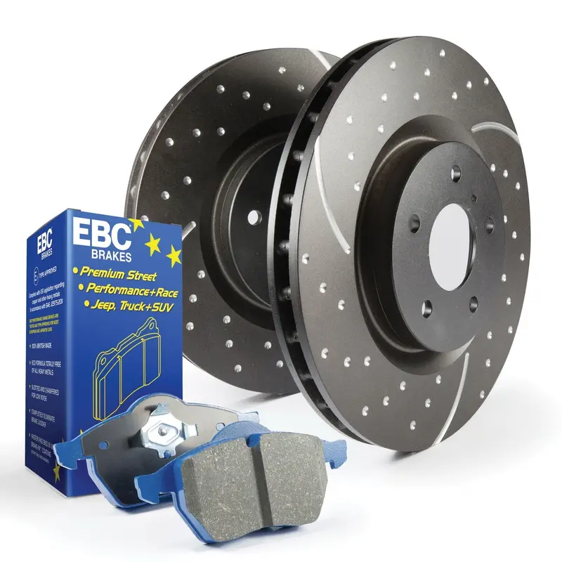 Ebc S6Kf1177 Brake Kit – Bluestuff Pads + Gd Drilled & Slotted Rotors 1