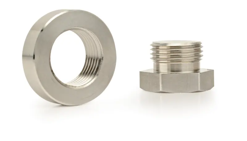 Fast 307018 Oxygen Sensor Bung Plug – Universal Threaded Exhaust Adapter 1