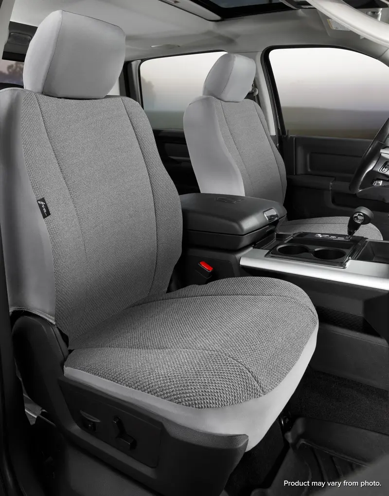 Fia Trs49-76 Gray Wrangler™ Solid Seat Cover; Bucket Seats; Gray; 1