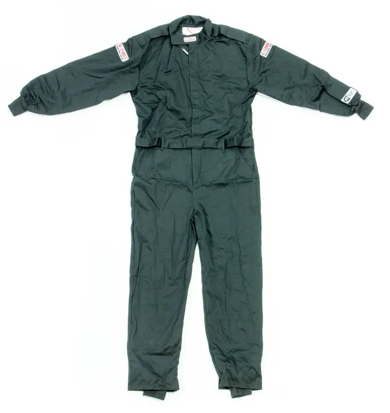 G-Force Gf125 Racing Suit – Medium Black Fire-Resistant Driving Apparel 1