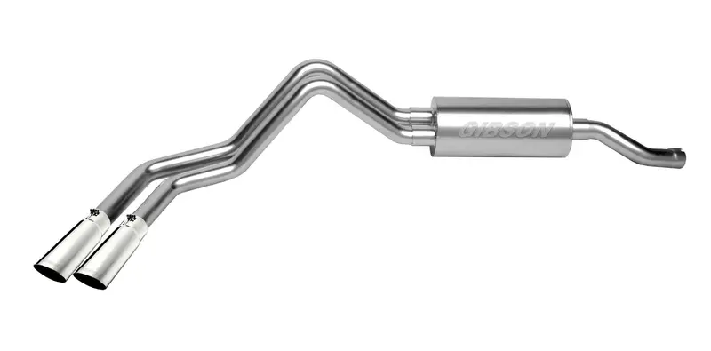 Gibson Cat-Back Dual Exhaust System – Stainless Steel Sport Design For Improved Flow And Aggressive Tone (Model 65666) 1