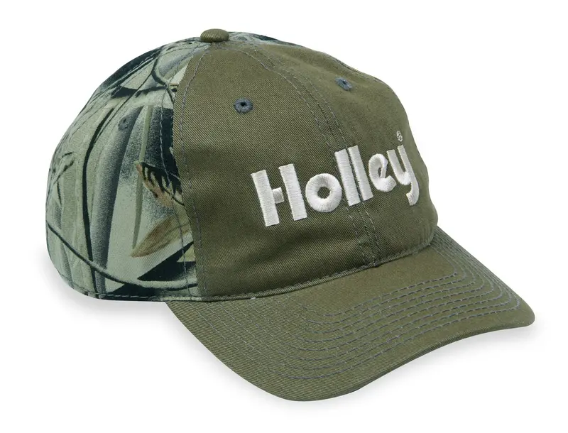 Holley 10018Hol Logo Cap – Green And Camo Accented Fuel Or Oil Fill Cover 1
