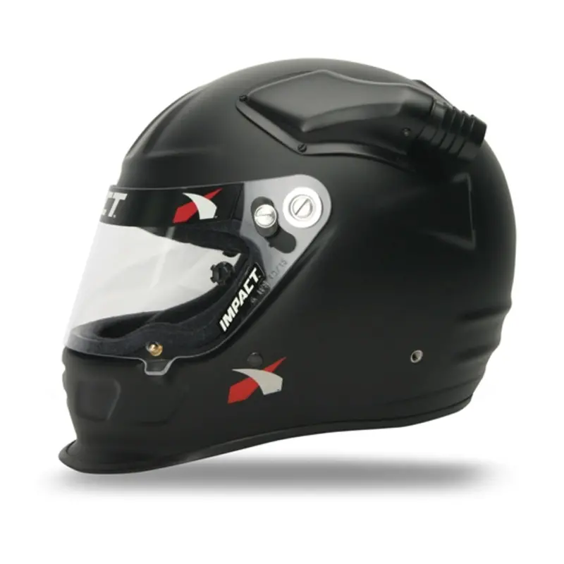 Impact Racing Os20 Helmet – Sa2020 Certified, Large, Flat Black With Air Draft Ventilation 1