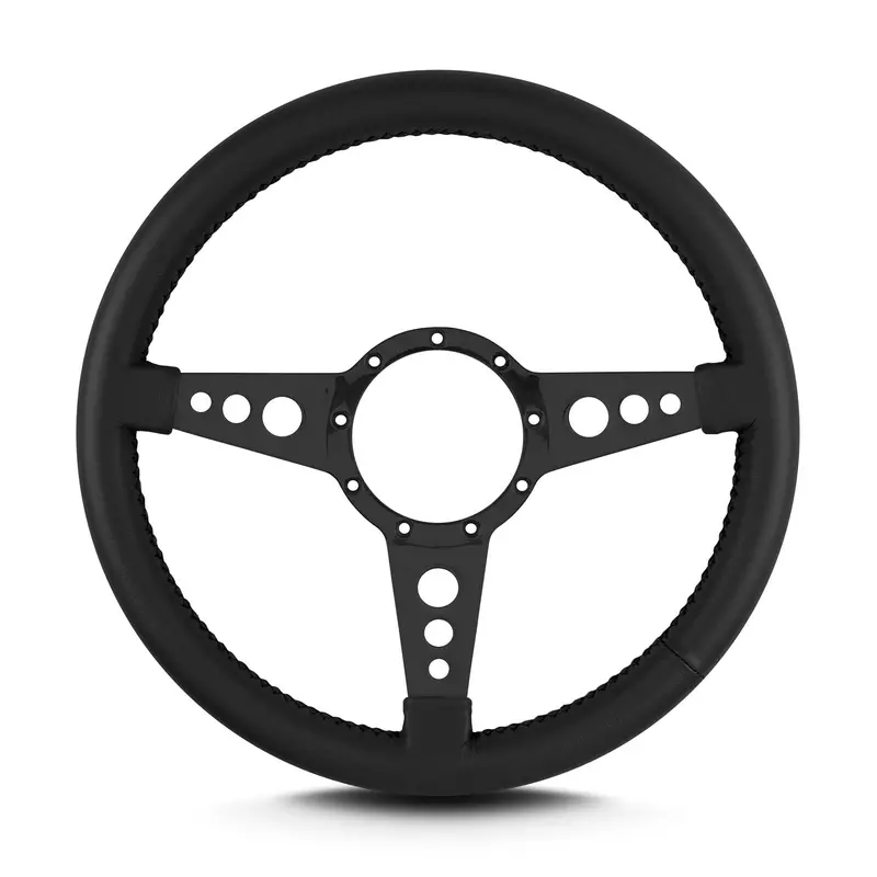 Lokar Lecarra Mark Iv Gt Steering Wheel – 14" Black Rim With Black Spokes 1