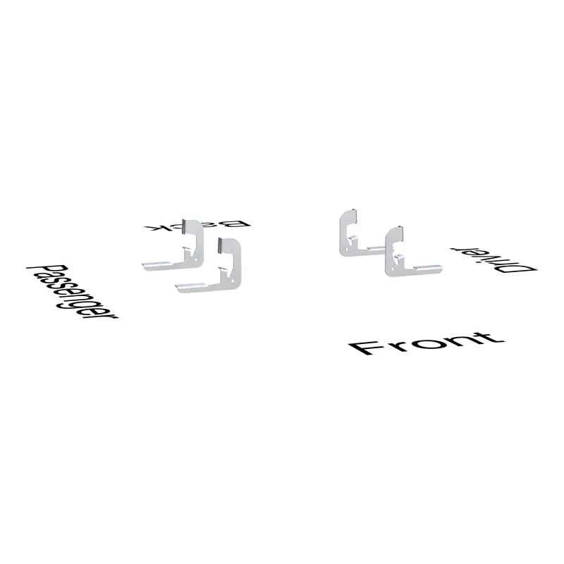 Luverne 581441 Side Entry Step Mounting Brackets – Heavy-Duty Installation Hardware 1